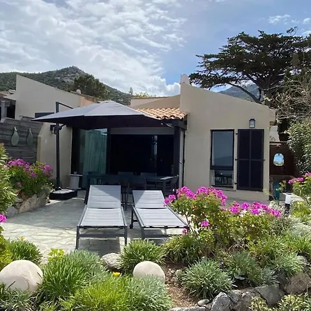 Casa Vista Bella - Maison En Corse Avec Grande Terrasse Et Acces Direct A La Mer, Marine De Sant'ambroggio Entre Calvi Et L'ile Rousse 루미오