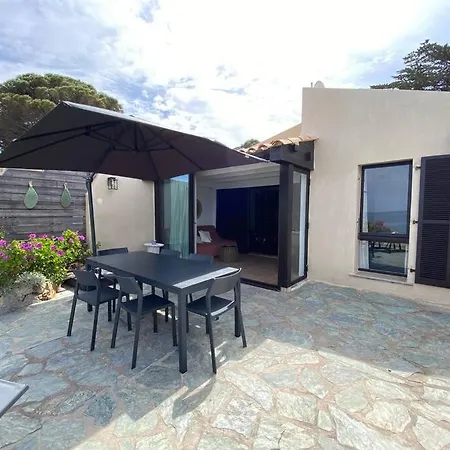 펜션 Casa Vista Bella - Maison En Corse Avec Grande Terrasse Et Acces Direct A La Mer, Marine De Sant'ambroggio Entre Calvi Et L'ile Rousse