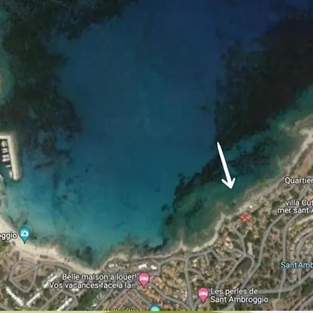 Casa Vista Bella - Maison En Corse Avec Grande Terrasse Et Acces Direct A La Mer, Marine De Sant'ambroggio Entre Calvi Et L'ile Rousse *