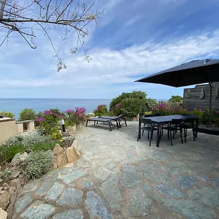 Casa Vista Bella - Maison En Corse Avec Grande Terrasse Et Acces Direct A La Mer, Marine De Sant'ambroggio Entre Calvi Et L'ile Rousse