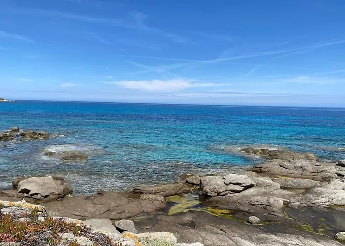 Casa Vista Bella - Maison En Corse Avec Grande Terrasse Et Acces Direct A La Mer, Marine De Sant'ambroggio Entre Calvi Et L'ile Rousse 度假居 卢米奥