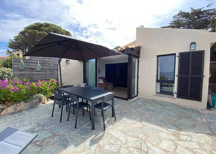 度假居 Casa Vista Bella - Maison En Corse Avec Grande Terrasse Et Acces Direct A La Mer, Marine De Sant'ambroggio Entre Calvi Et L'ile Rousse