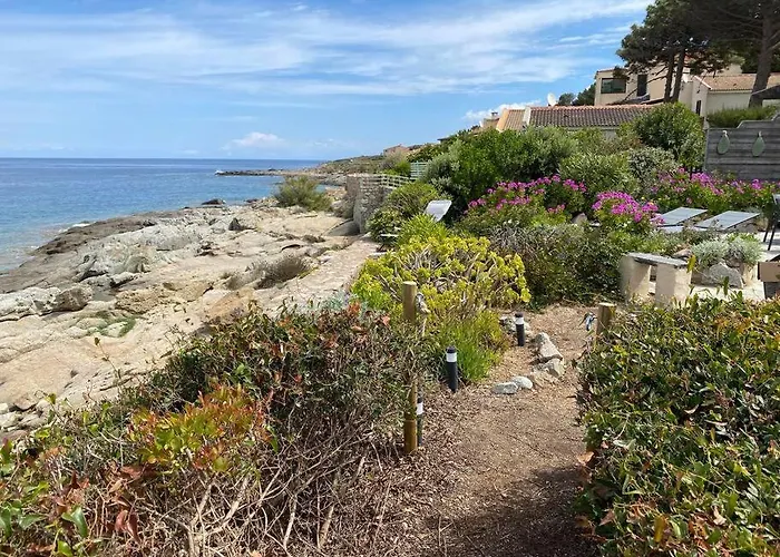 Casa Vista Bella - Maison En Corse Avec Grande Terrasse Et Acces Direct A La Mer, Marine De Sant'ambroggio Entre Calvi Et L'ile Rousse 度假居 *